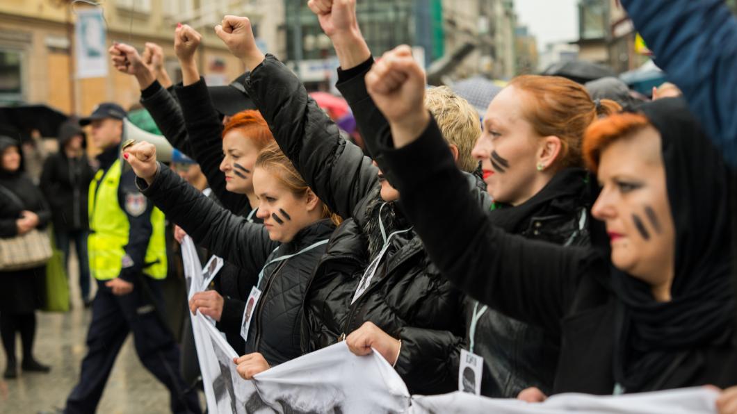 Demonstratie in Polen beperken abortus