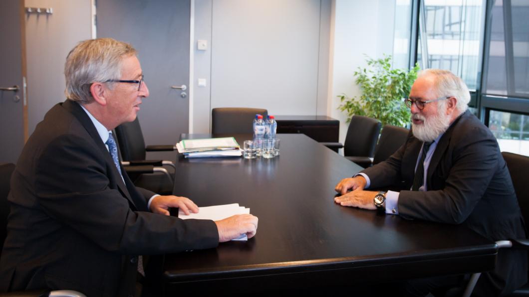 Cañete op gesprek bij Juncker Cañete op gesprek bij Juncker