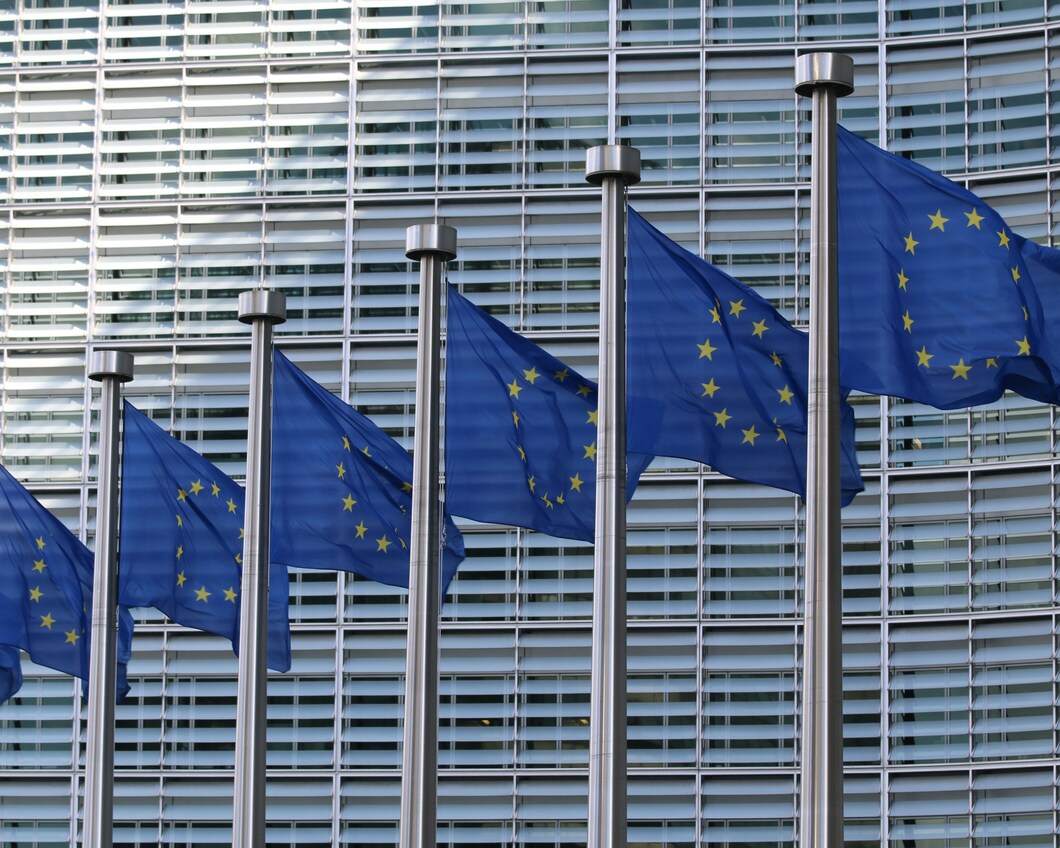 EU, Europese Unie, vlaggen, commissie
