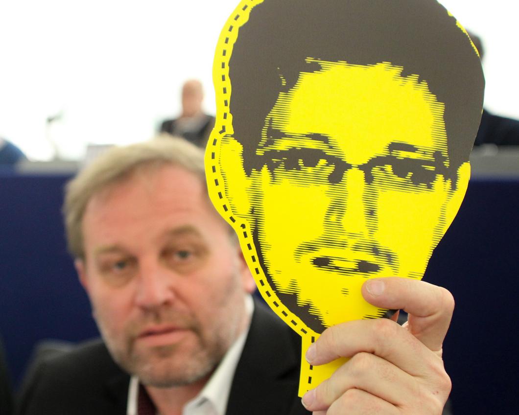 Actie voor de bescherming van klokkenluider Snowden