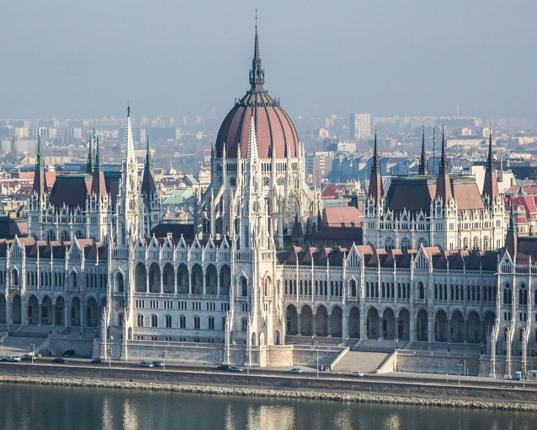 Het Hongaarse parlement in Boedapest