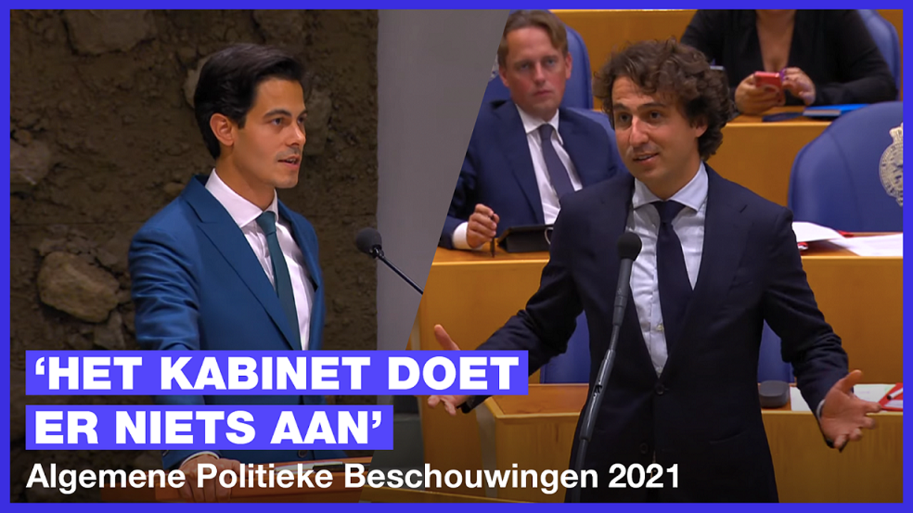 Jesse Klaver tijdens de APB