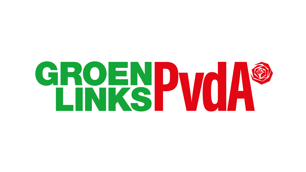 Logo van GroenLinks-PvdA voor TK2023